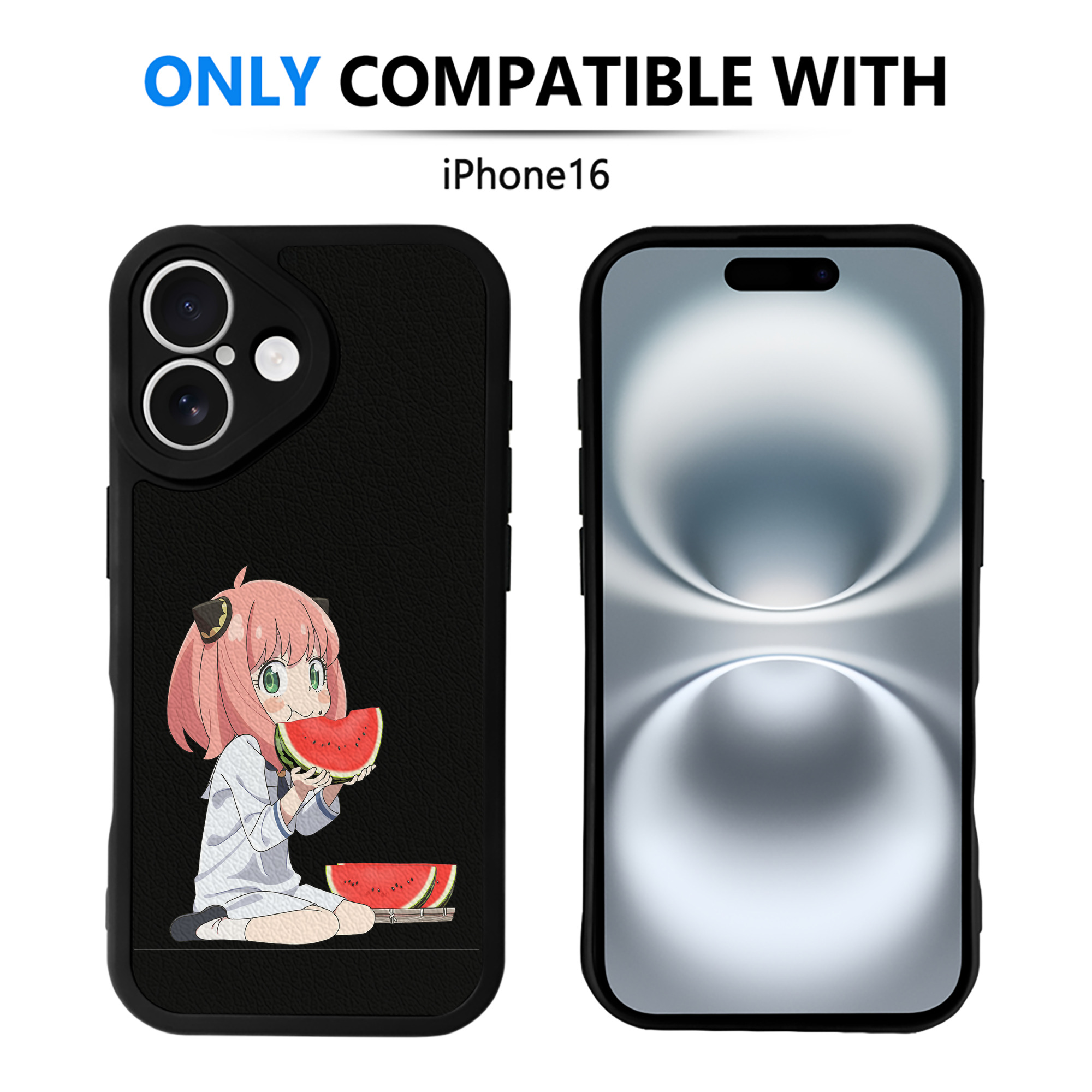 （画像用） SPY×FAMILY间谍家家酒 【iPhone 16シリーズ対応】シリコンスマホケース（レザー調） 材質：シリコン